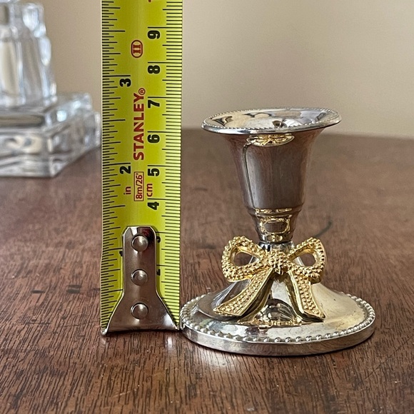 Vintage silver plated candlestick - Picture 6 of 6